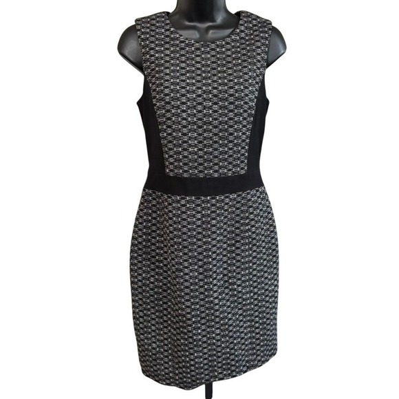 Theory Dresses & Skirts - Theory Toli Chevon Dress Sz 4 Black Wool Office Career‎ Casual